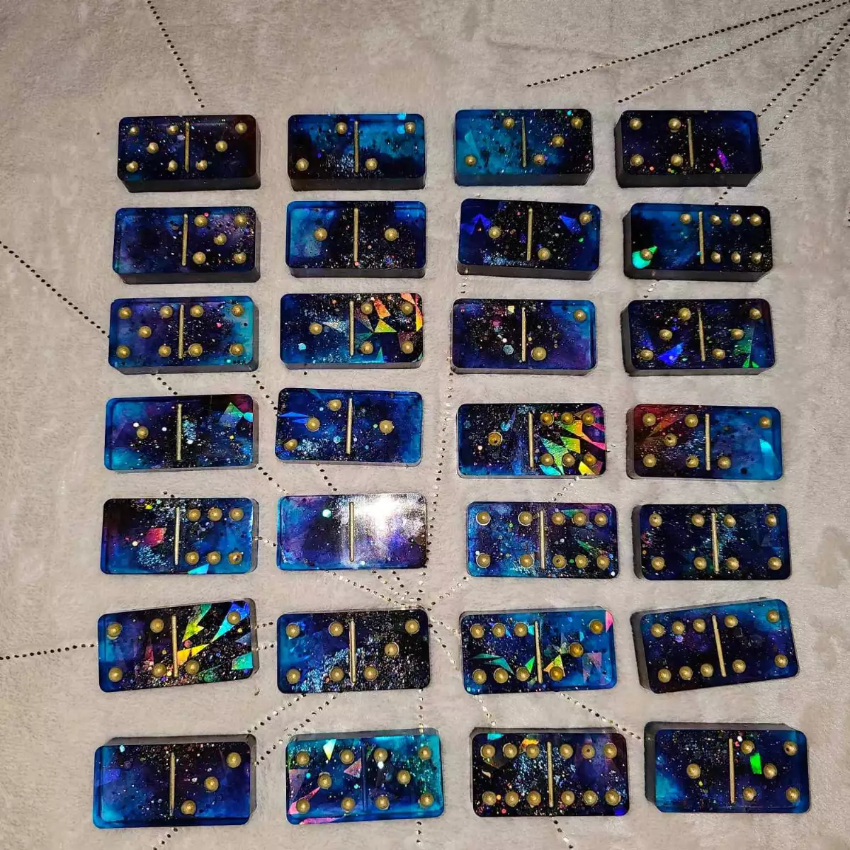 Domino Holographique Galaxie modèle Unique